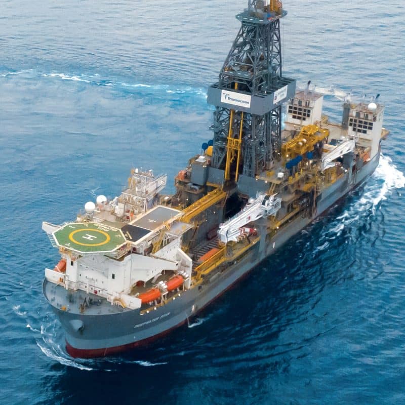 Deepwater Titan drillship; Credit: Transocean
