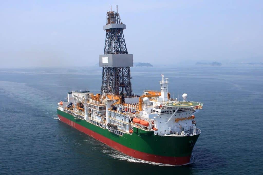 Santorini drillship; Credit: Saipem